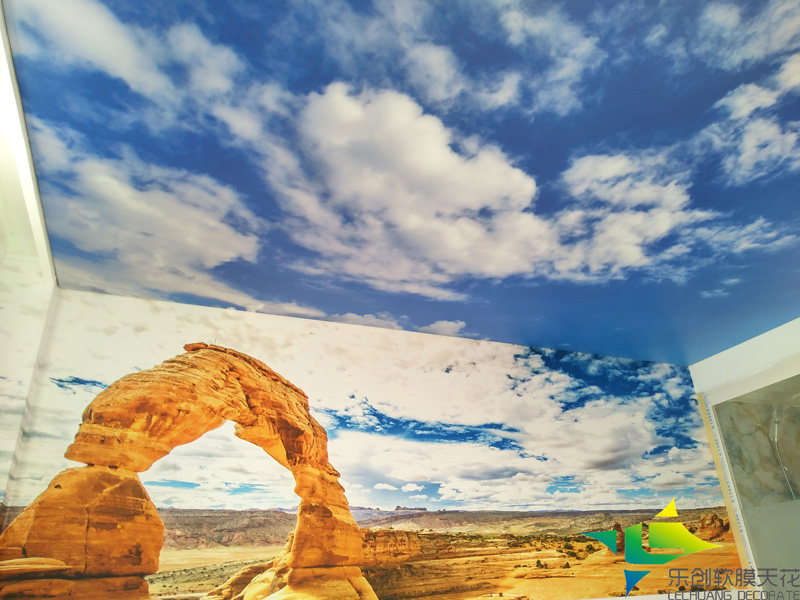 壁紙與軟膜天花吊頂?shù)慕Y合